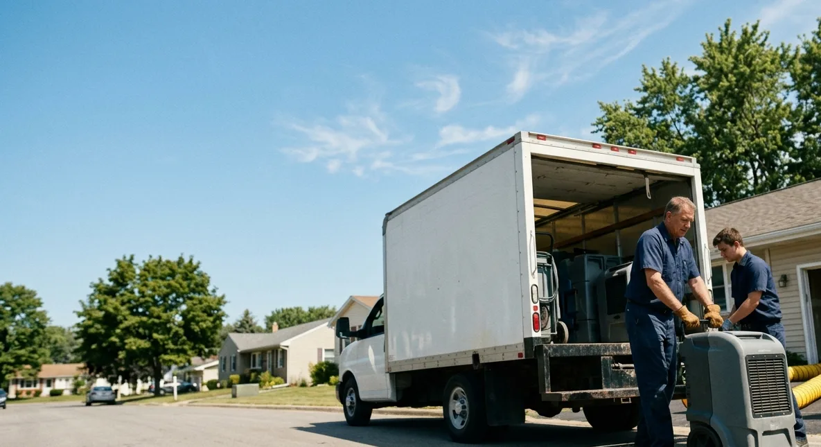 Water Damage Cleanup in Little Suamico, WI near me